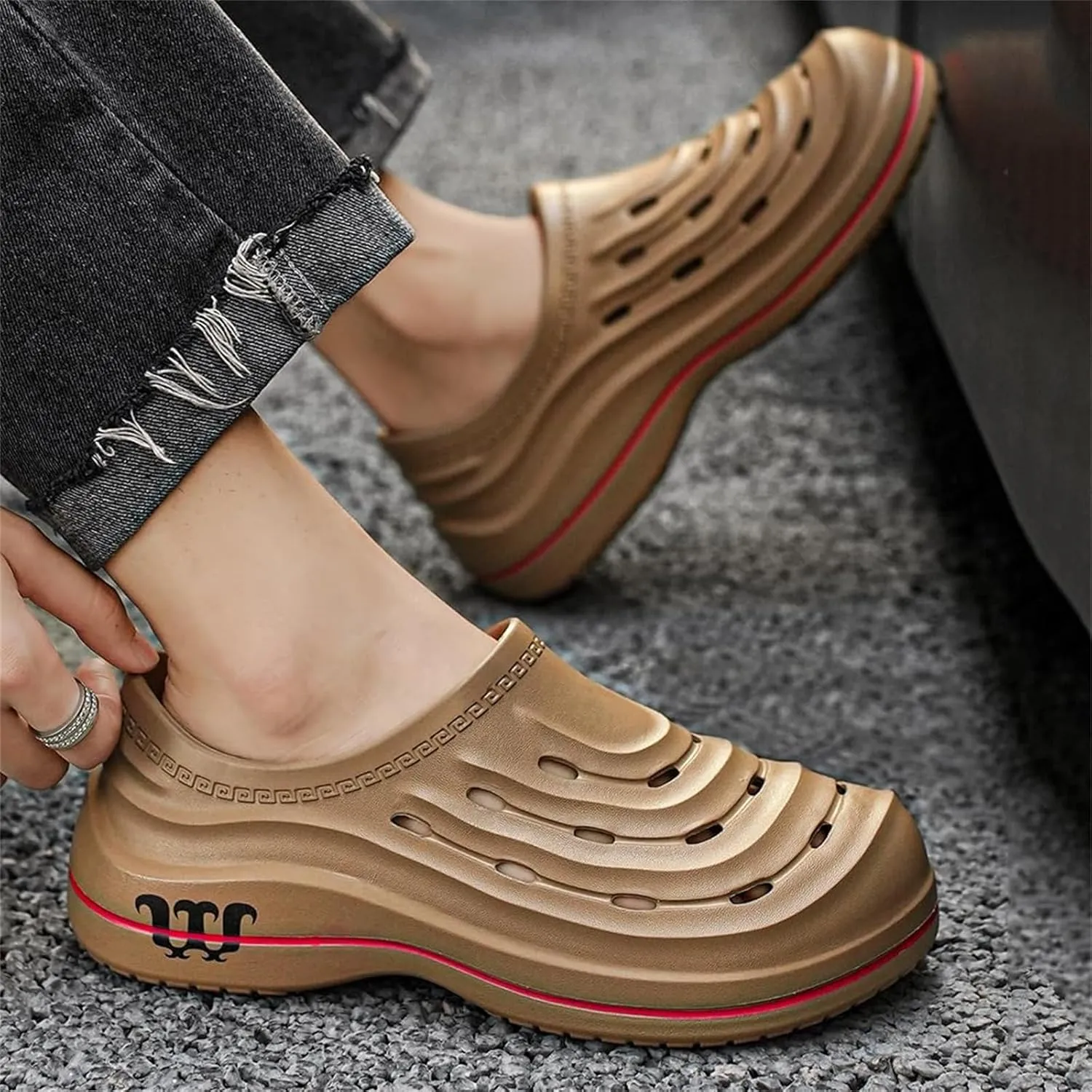 Armadillo Chef Shoes Non Slip Work Shoes for Men Women Clogs Comfortable Nursing Slip Resistant Work Shoe Lightweight Ideal for Kitchens Healthcare Gardening