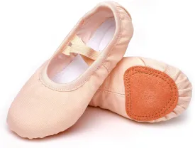Canvas Ballet Dance Shoes Girls Womens Ballet Shoes Stretch Split Sole for Perform Dance Yoga