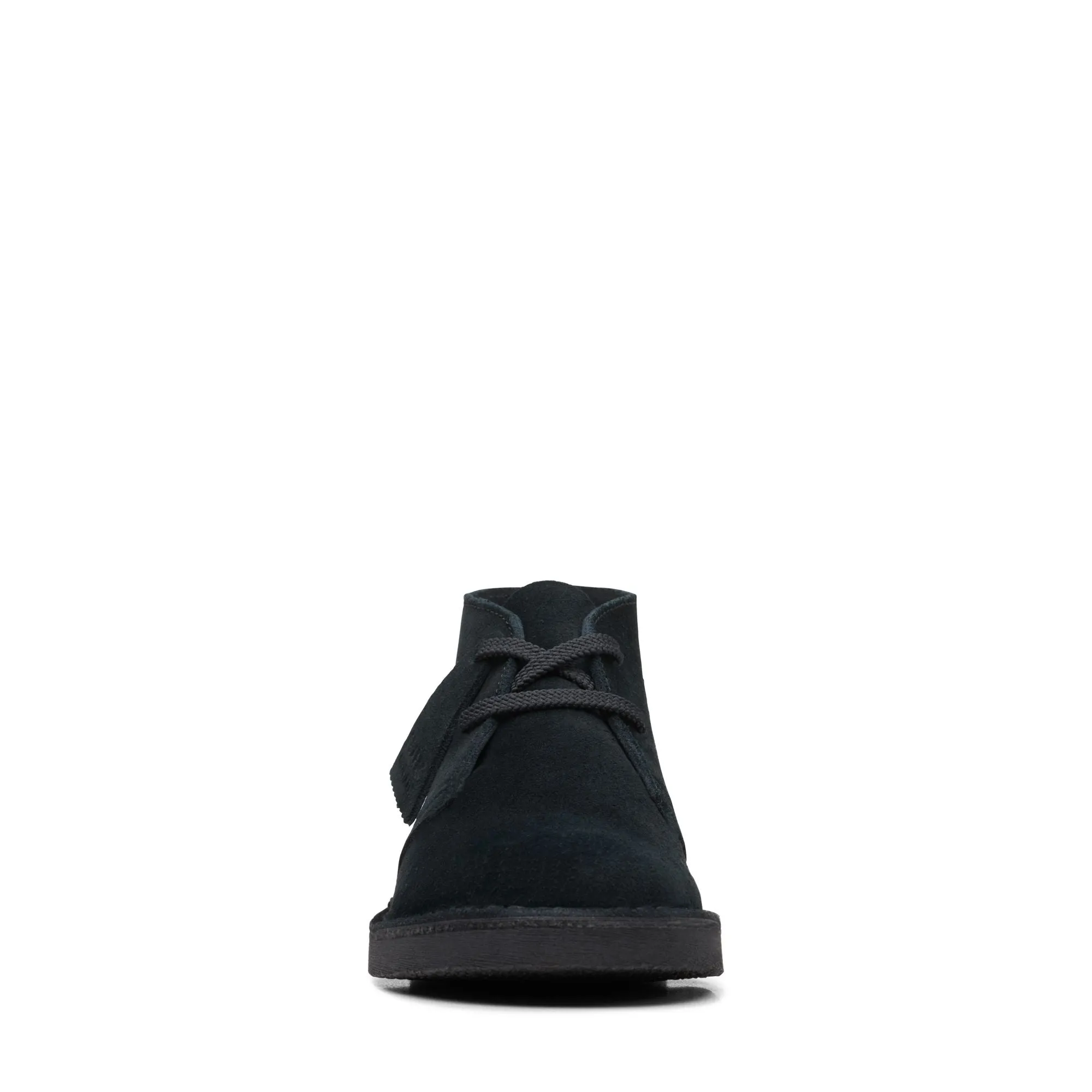 Clarks Originals Desert Boot Kids' Black Leather 26168039