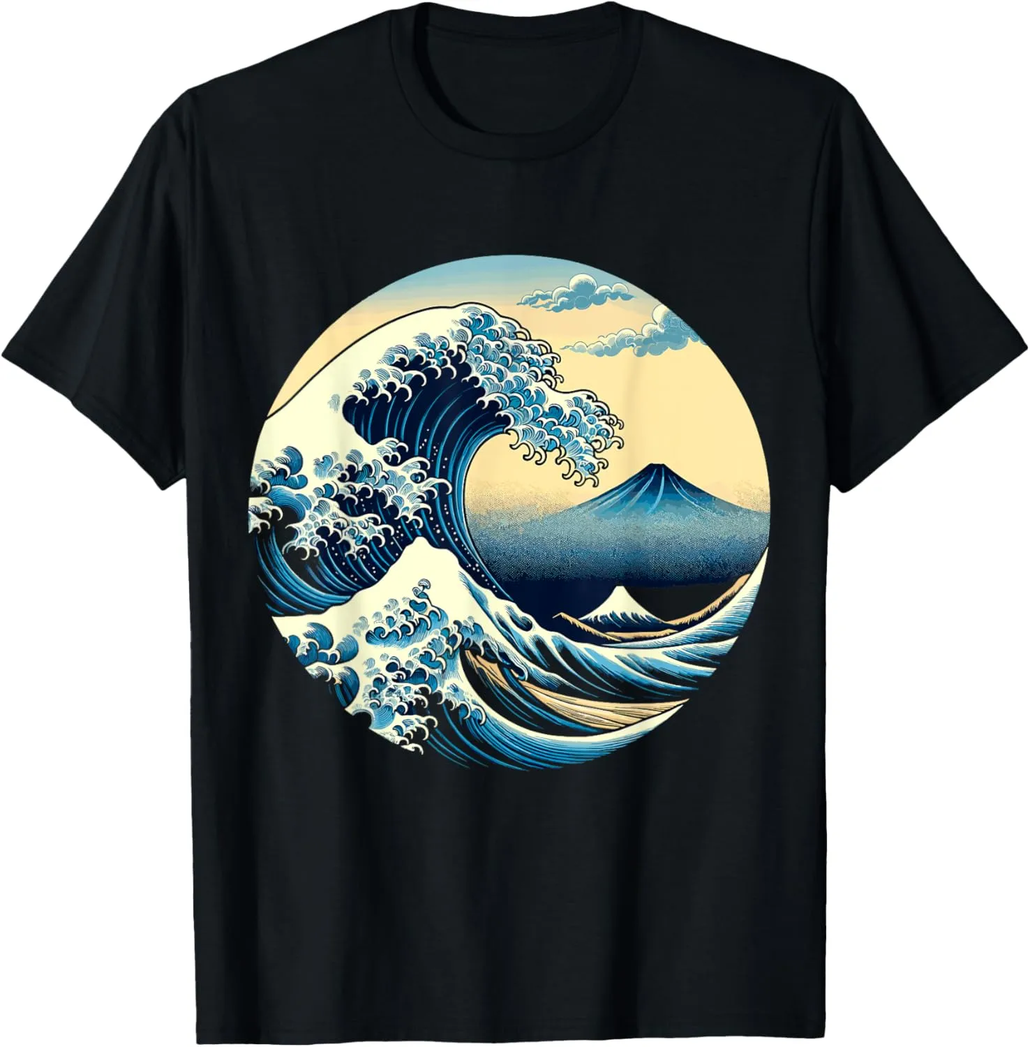 Japanese Wave Ocean Anime T-Shirt