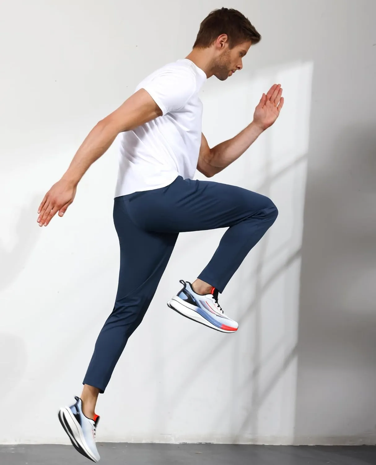 Men's Sweatpants with Zipper Pockets, Athletic Joggers Pants for Running, Workout, Outdoor