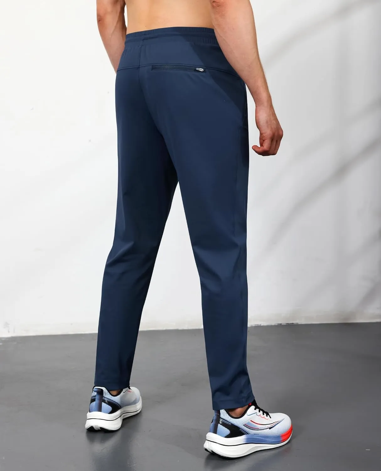 Men's Sweatpants with Zipper Pockets, Athletic Joggers Pants for Running, Workout, Outdoor