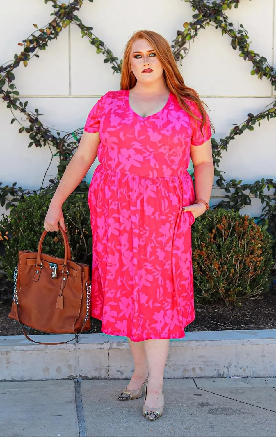 RITERA Plus Size Dresses for Curvy Women Summer Spring Womens Dress V Neck Short Sleeve Casual Dress with Pockets XL-5XL