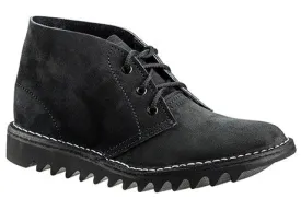 Rossi Boots 4046 Original Ripple Sole Desert Boot Black Suede