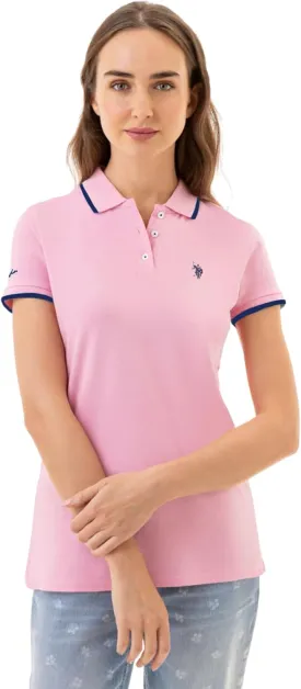 U.S. Polo Assn. Women's Classic Stretch Pique Polo Shirt