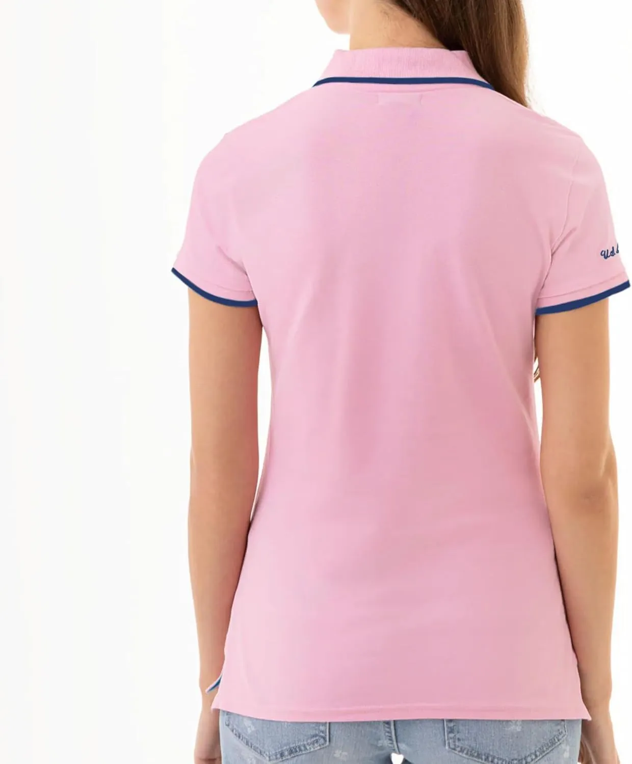 U.S. Polo Assn. Women's Classic Stretch Pique Polo Shirt